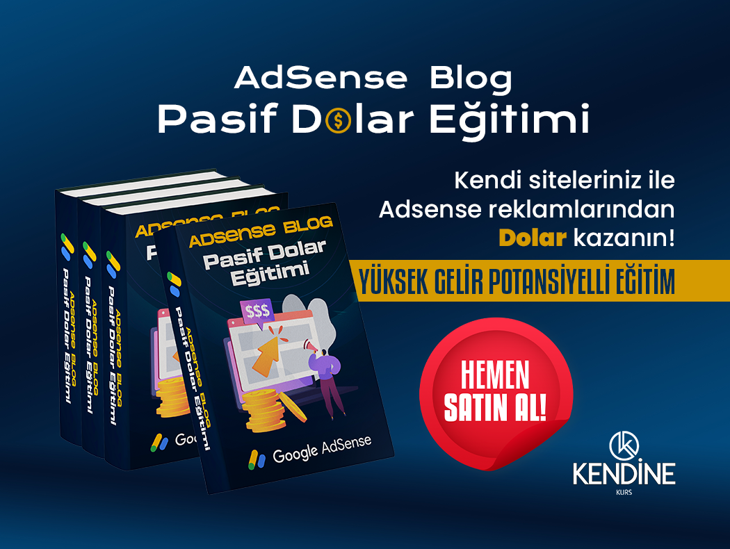 Adsense Blog Pasif Dolar Eğitimi